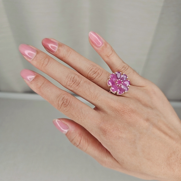 Real Ruby Ring Natural Ruby size 5 - Picture 9 of 12